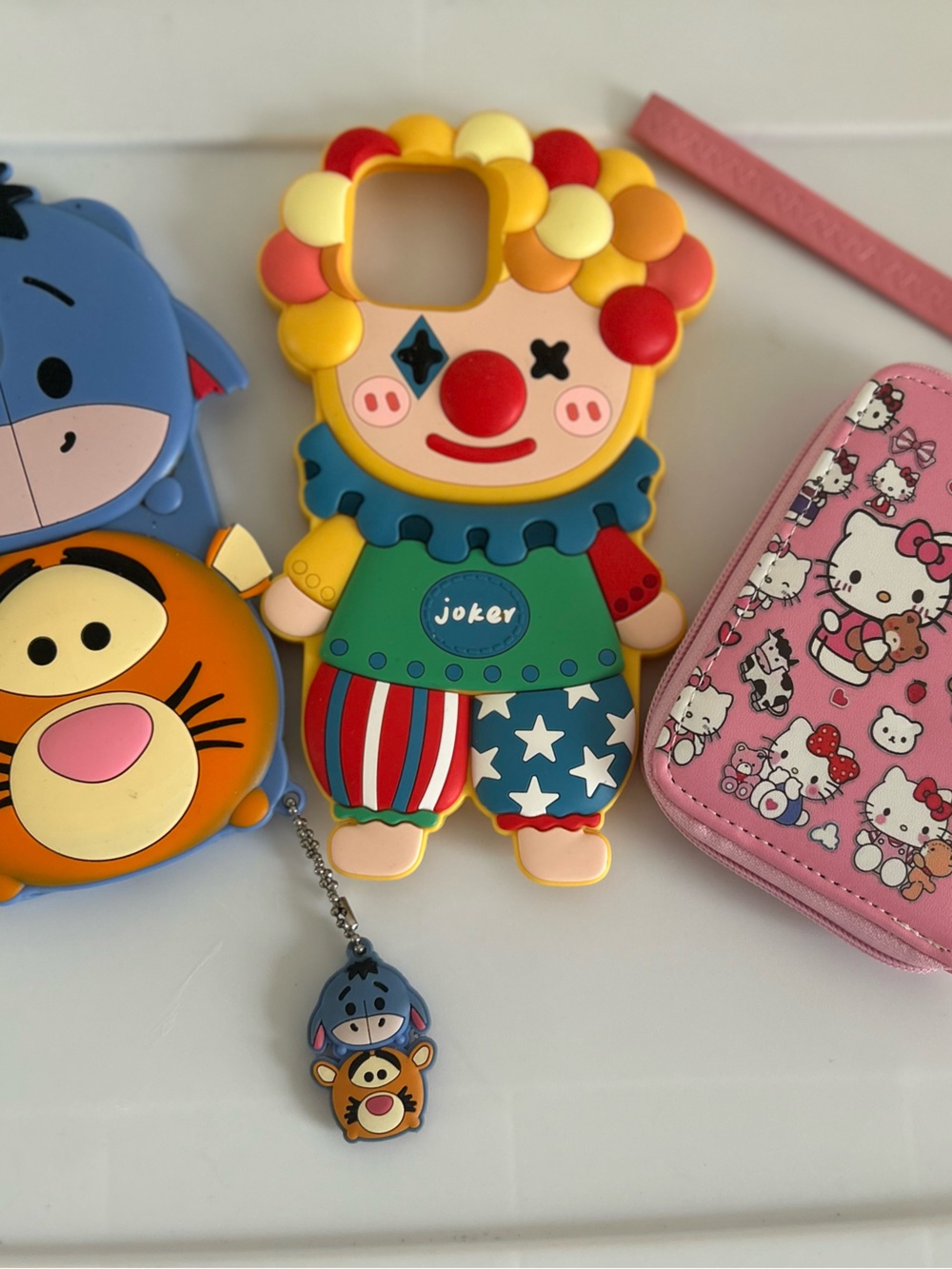 Cute 3D Silicone iPhone 13 Pro Max Disney Tigger Eeyore & Clown)⁠